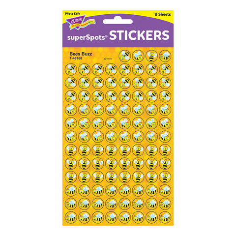 Bees Buzz Superspots Stickers