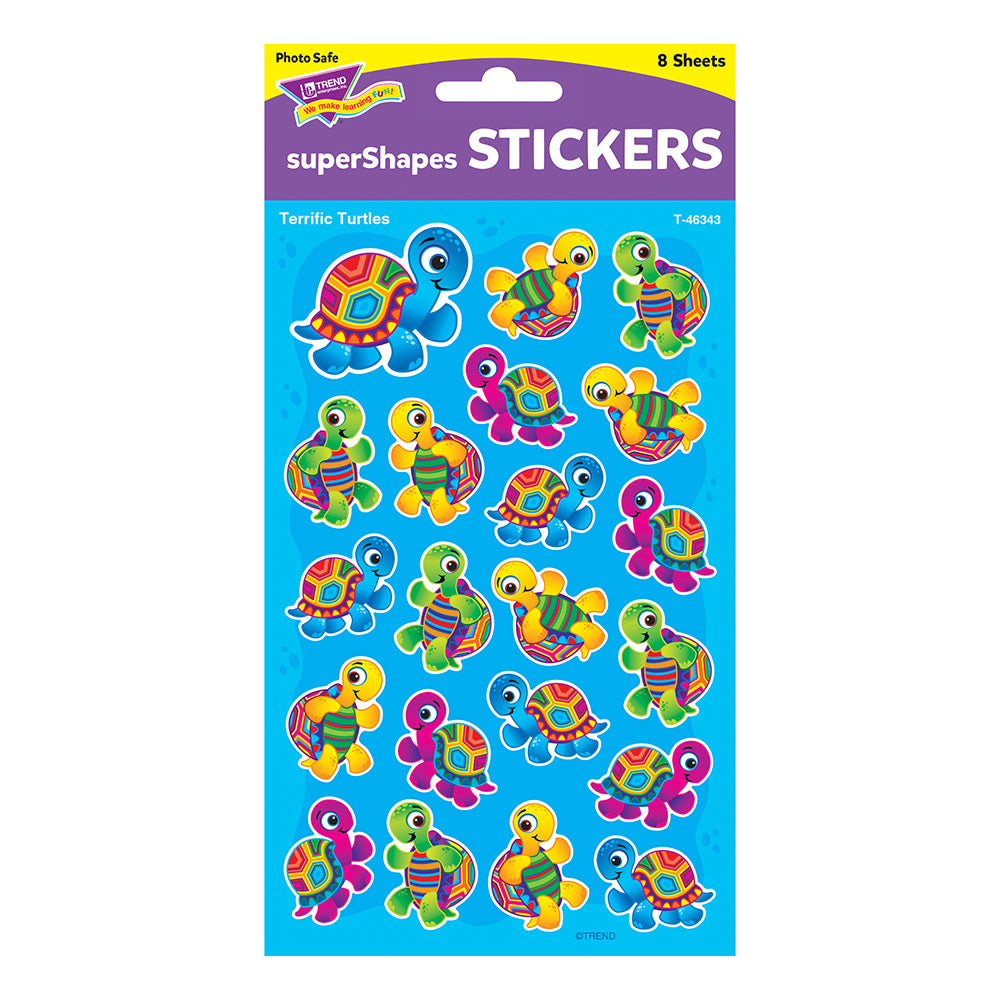 Terrific Turtles Supershape Stickers – School House GB