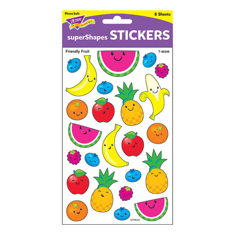 Friendly Fruit Supershape Stickers