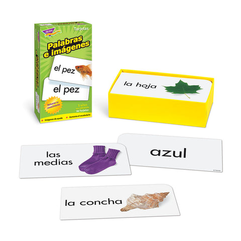 Spanish Picture Words Flash Card