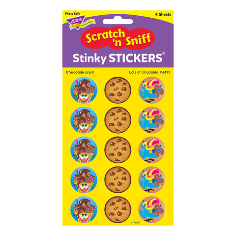 Chocolate Stinky Stickers