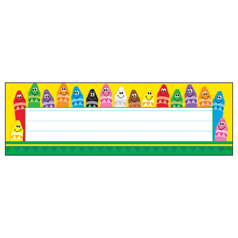 Colorful Crayons Desk Toppers