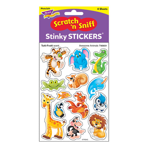 Awesome Animals Stinky Stickers