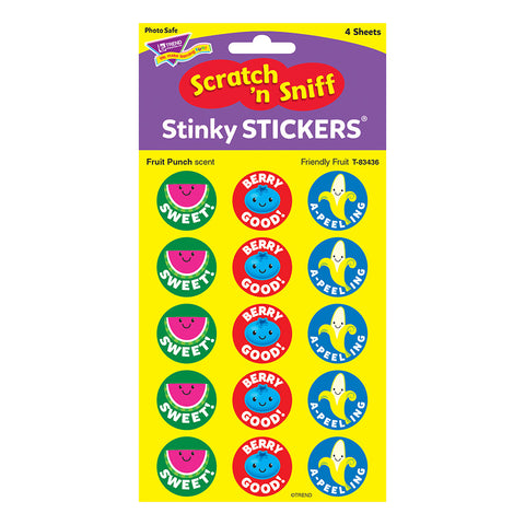 Friendly Fruit Stinky Stickers