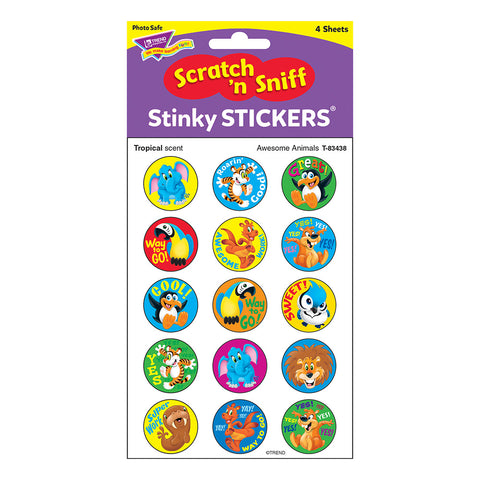 Awesome Animals Stinky Stickers
