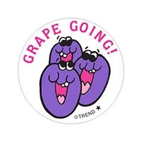 Retro Grape Jelly Stinky Stickers