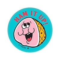 Retro Ham Stinky Stickers