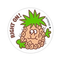 Retro Pineapple Stinky Stickers
