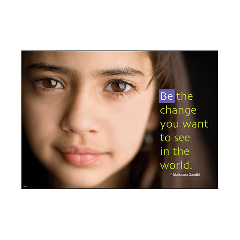 Be The Change Poster