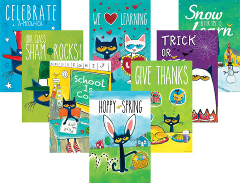 Pete The Cat Holiday Poster Set