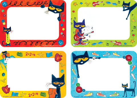 Pete The Cat Name Tags