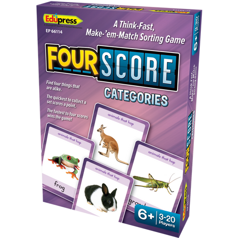 Four Score Card Game Categories