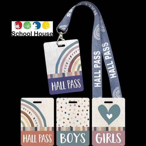 Everyone Is Welcome Hall Pass Lanyards