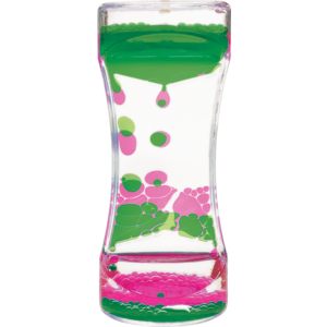 Liquid Motion Bubbler Pink & Green