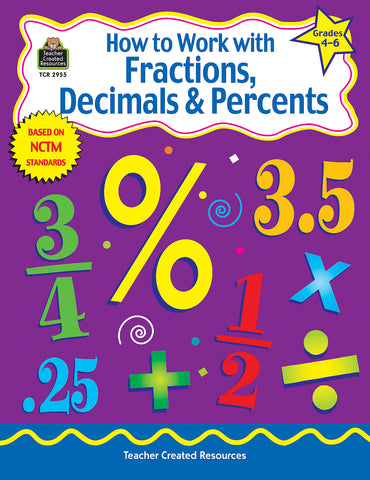 How To Work With Fractions Gr 4-6 Bk