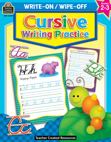 Cursive Writing Practice Write On Wipe Off Bk