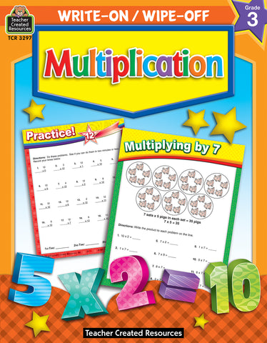 Multiplication Write On Wipe Off Bk