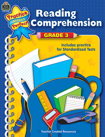 Reading Comprehension Gr 3 Workbook