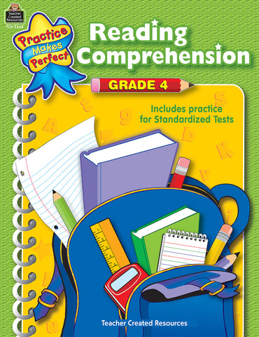 Reading Comprehension Gr 4 Workbook