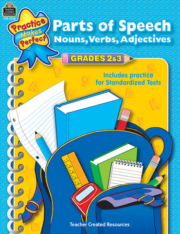 Parts Of Speech Gr 2-3 Workbook