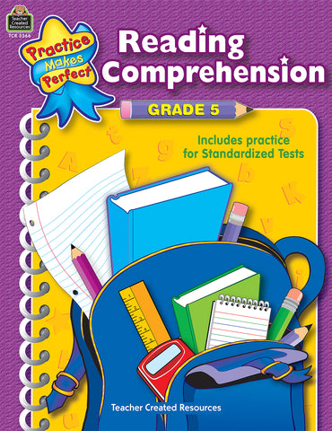 Reading Comprehension Gr 5 Workbook