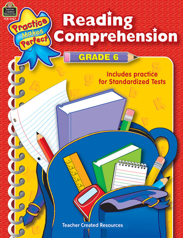 Reading Comprehension Gr 6 Workbook