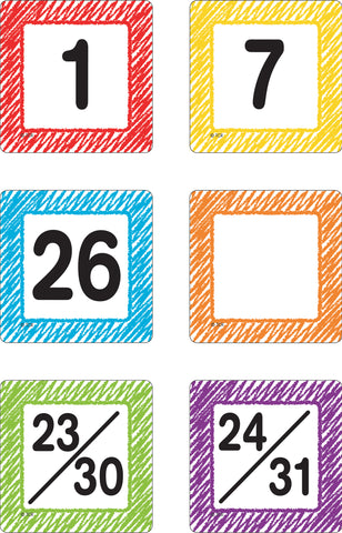 Scribble Calendar Days