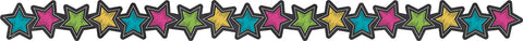 Chalkboard Brights Stars Border