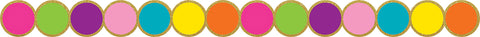 Confetti Circles Border