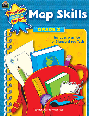 Map Skills Gr 2 Workbook