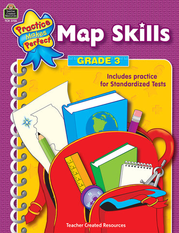 Map Skills Gr 3 Workbook