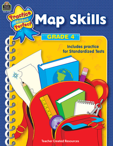 Map Skills Gr 4 Workbook