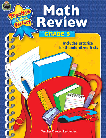 Math Review Gr 5 Workbook