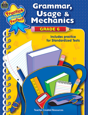 Grammar Usage & Mechanics 6 Bk