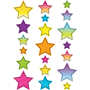 Brights 4Ever Stars Accents Asst Sizes