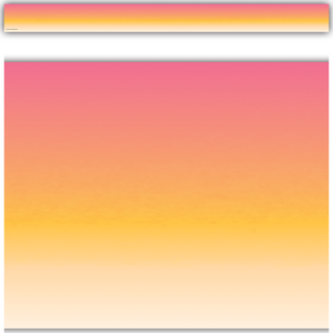 Pink & Orange Color Wash Border