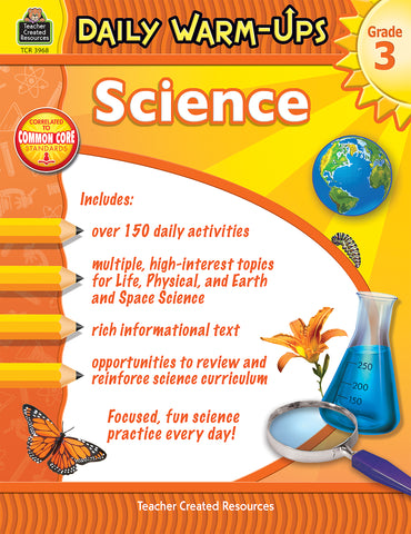 Science Daily Warm-Ups Gr 3 Bk