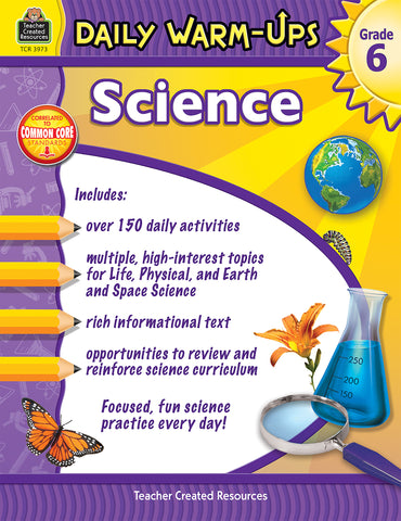 Science Daily Warm-Ups Gr 6 Bk