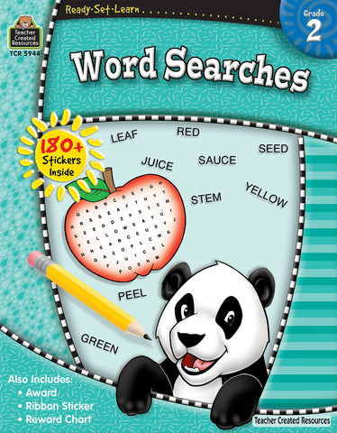 Word Searches Workbook Gr 2