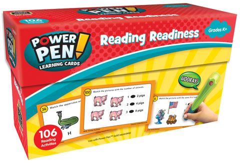 Reading Readiness Power Pen Card Gr K+