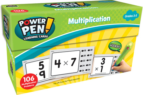 Multiplication Power Pen Cards Gr 2-5