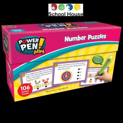 Power Pen Play Number Puzzles Grade 2-3