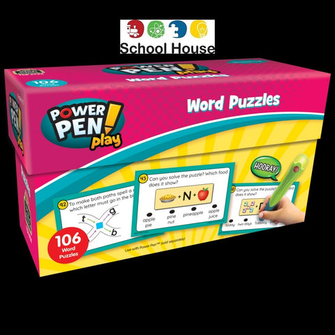 Power Pen Play Word Puzzles Grade 1-2