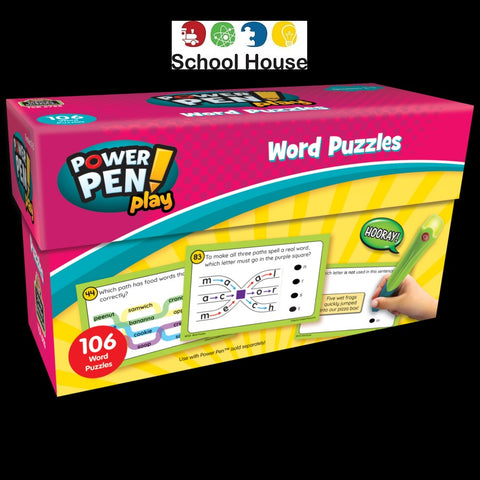 Power Pen Play Word Puzzles Grade 2-3