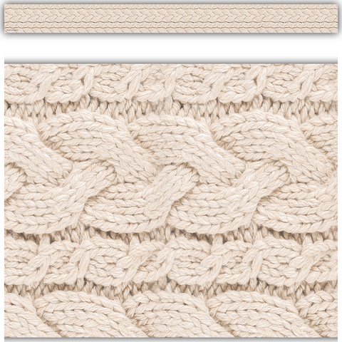 Cable Knit Sweater Border