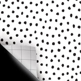 Peel & Stick Paper Black Painted Dots