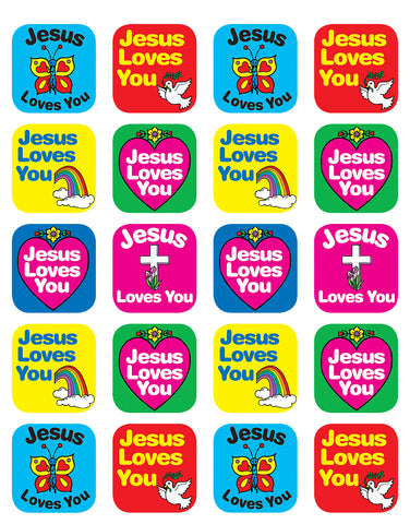 Jesus Love You Stickers
