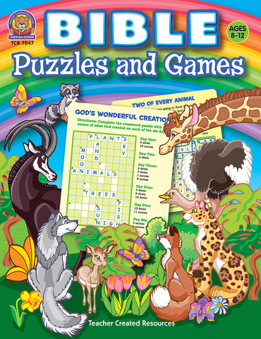 Bible Puzzles And Games Bk