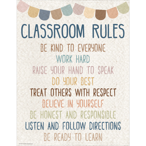 Everyone Is Welcome Daily Rules Chart