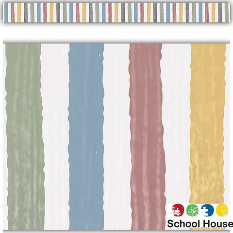 Classroom Cottage Stripes Border